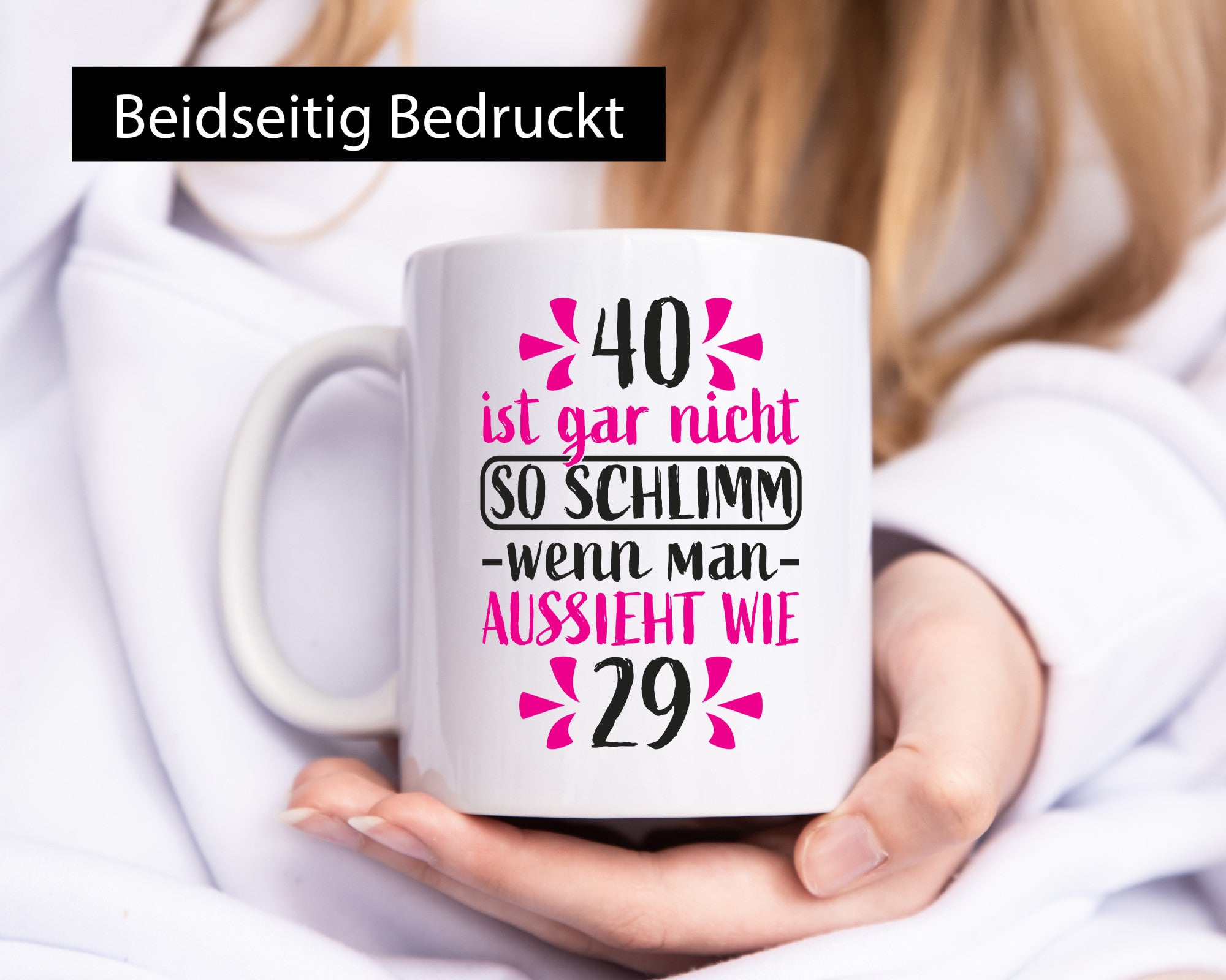 40 nicht schlimm | 40. Geburtstag Humor Geschenkidee Tasse