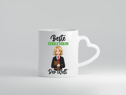 Beste Sekretärin | Büro v2 Geschenk Arbeit Kollegen lustiger Spruch Tasse