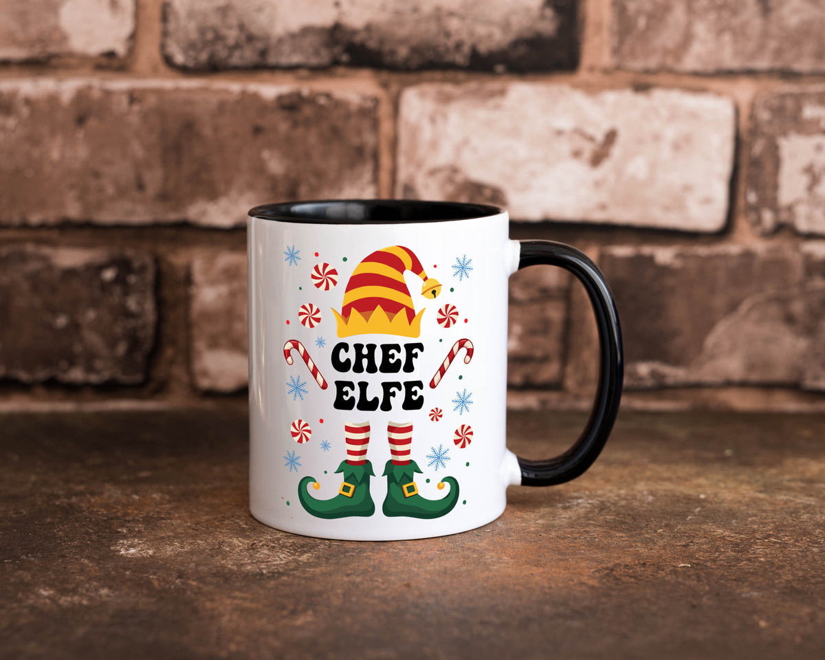 Chef Elfe | Weihnachten Weihnachts v2 lustiger Spruch Geschenk Arbeit Kollegen Tasse