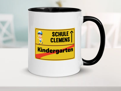Bye Kindergarten | Schule Clemens Geschenkidee Humor Tasse