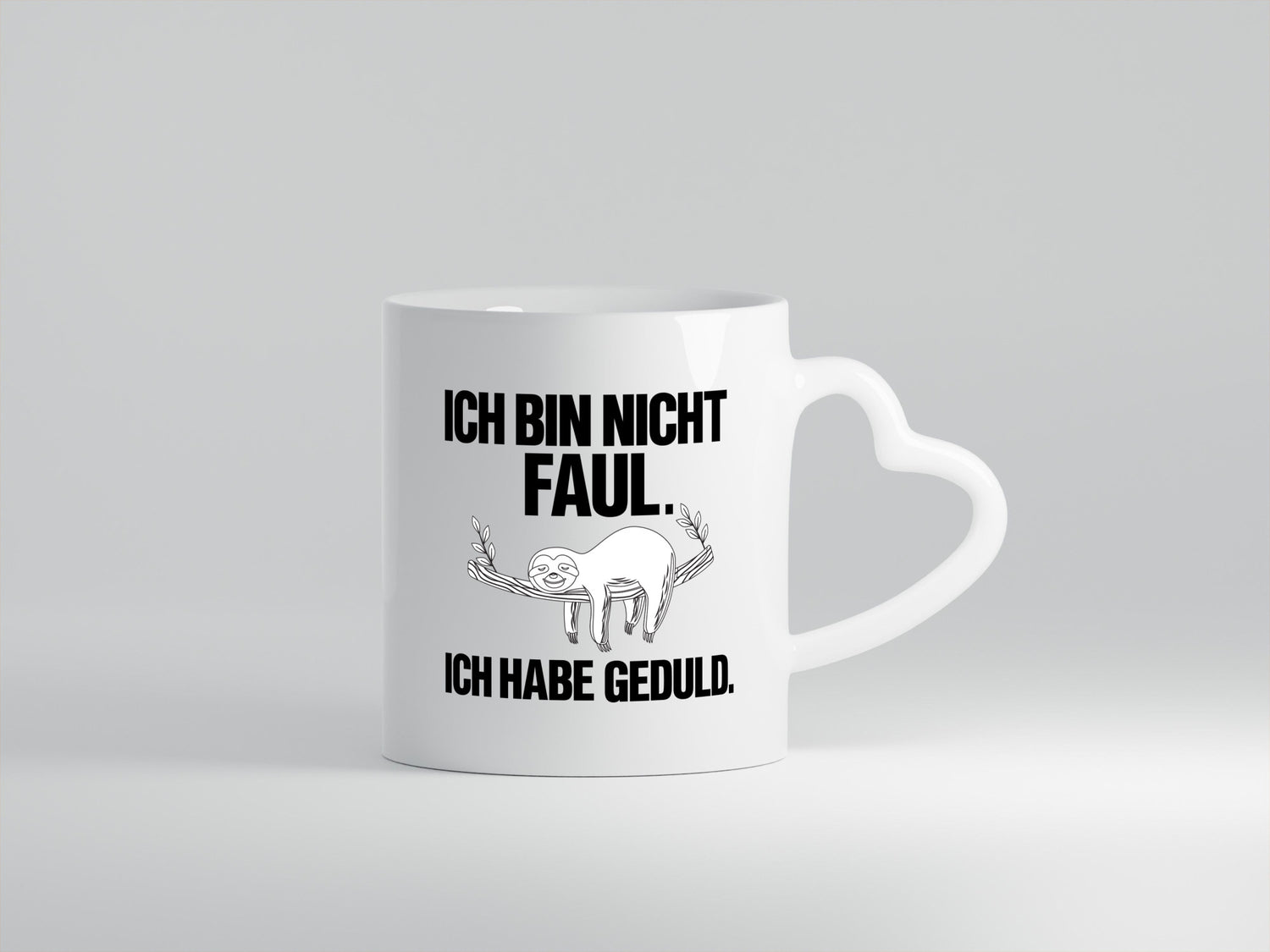 Ich bin nicht faul | Geduld witziger Spruch Muffel Geschenk Humor Geschenkidee