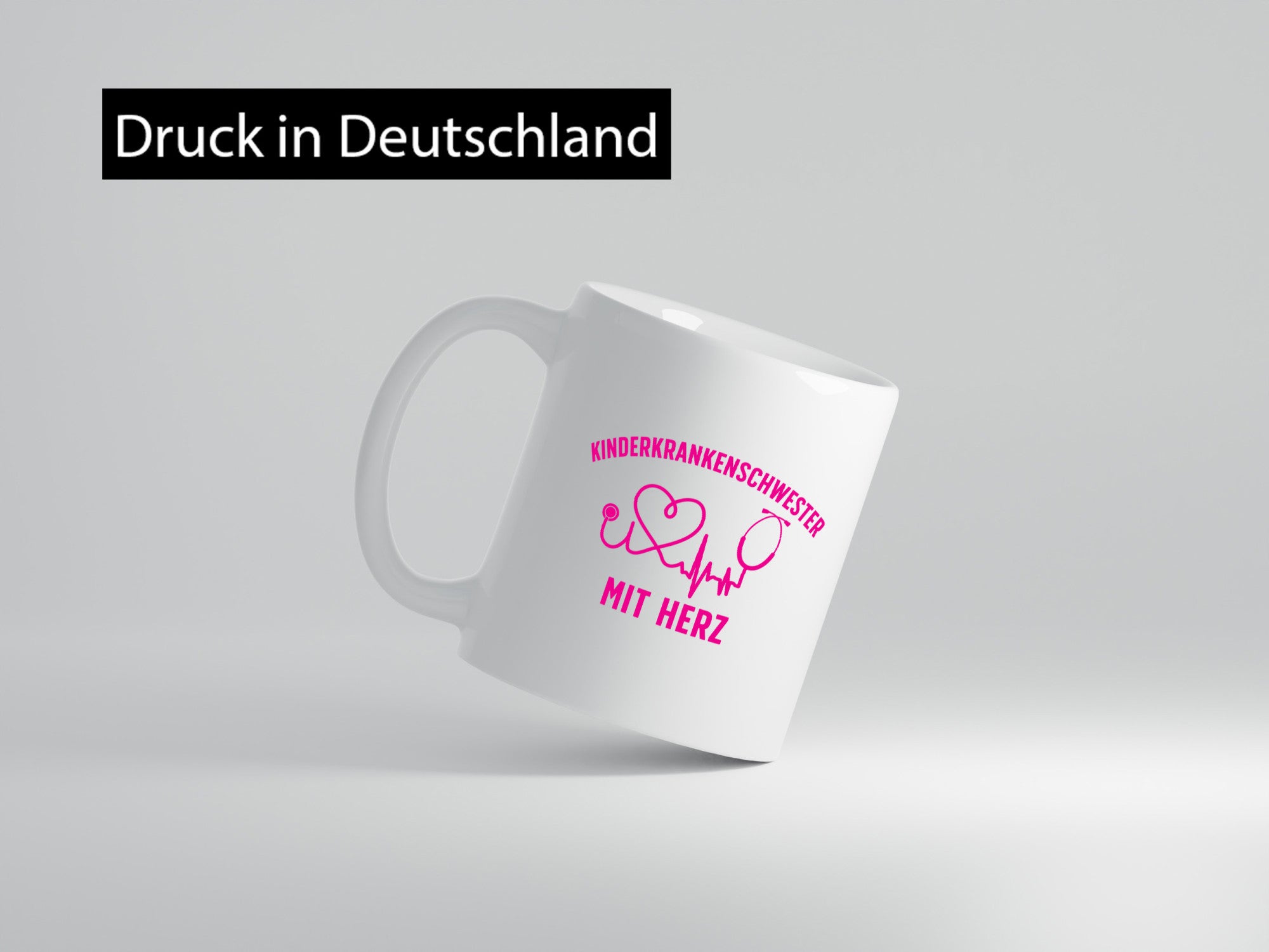 Kinderkrankenschwester mit Herz | Herzschlag Geschenkidee Humor Tasse