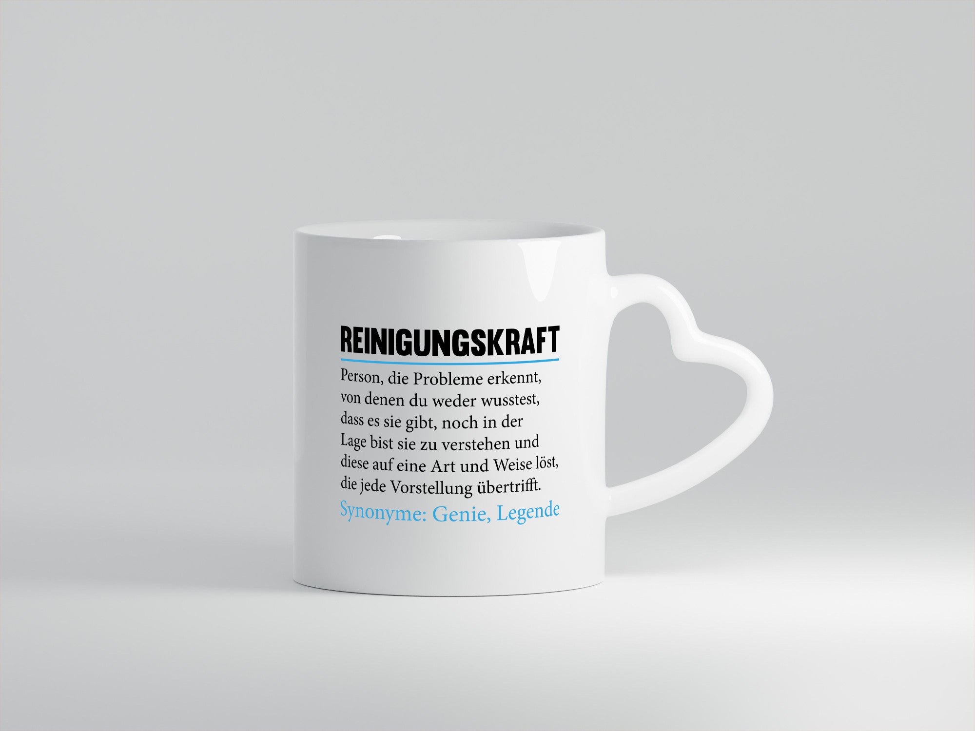 Reinigungskraft | Beruf Reinigung Putzkraft Humor lustiger Spruch Geschenk