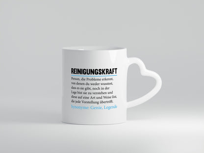 Reinigungskraft | Beruf Reinigung Putzkraft Humor lustiger Spruch Geschenk