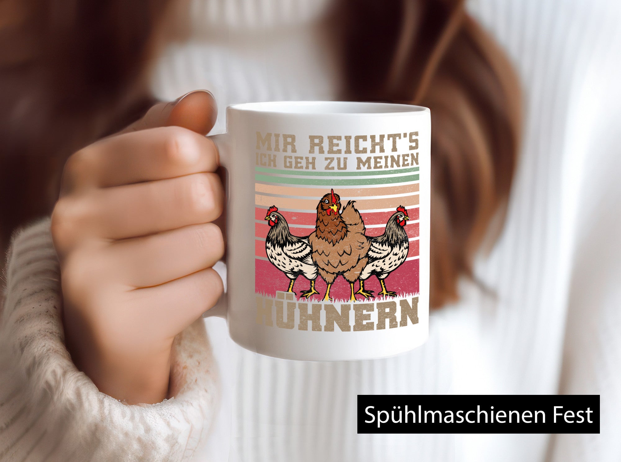 Ich geh zu meinen Hühner | Landwirt Bauer lustig Humor Geschenkidee Geschenk