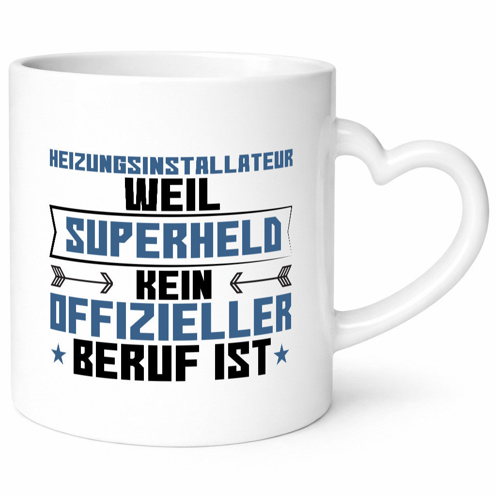 Superheld Heizungsinstallateur | Heizungsbauer lustiger Spruch Geschenk Humor