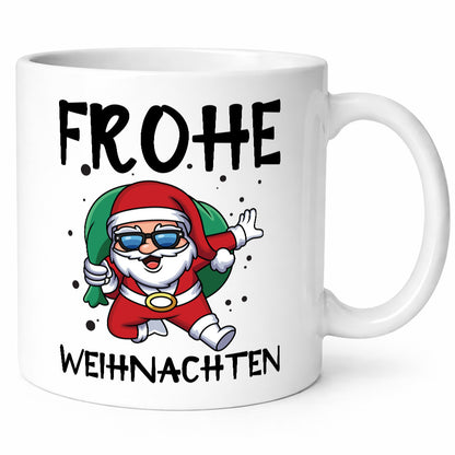 Frohe Weihnachten | Rock-n-Roll Humor Geschenkidee Tasse
