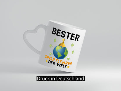 Welt Bester Sportlehrer | Lehrer Sport lustig Humor Geschenkidee Geschenk Tasse