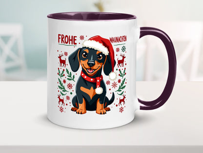 Frohe Waunachten | Ugly Christmas Weihnachtshund v2 Humor Tierliebhaber