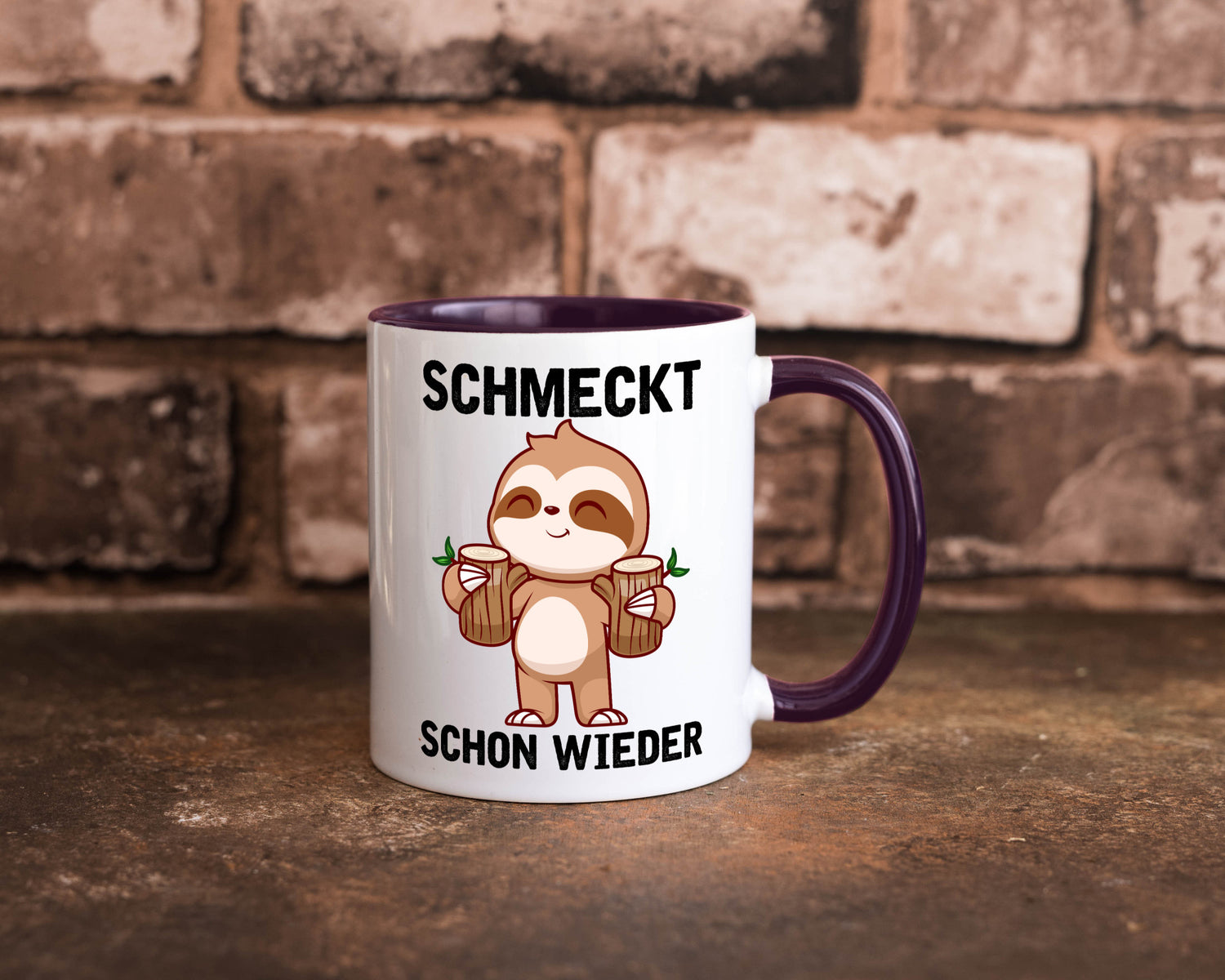 Schmeckt schon wieder | Frankfurt Hessen v2 Geschenkidee Humor Tasse