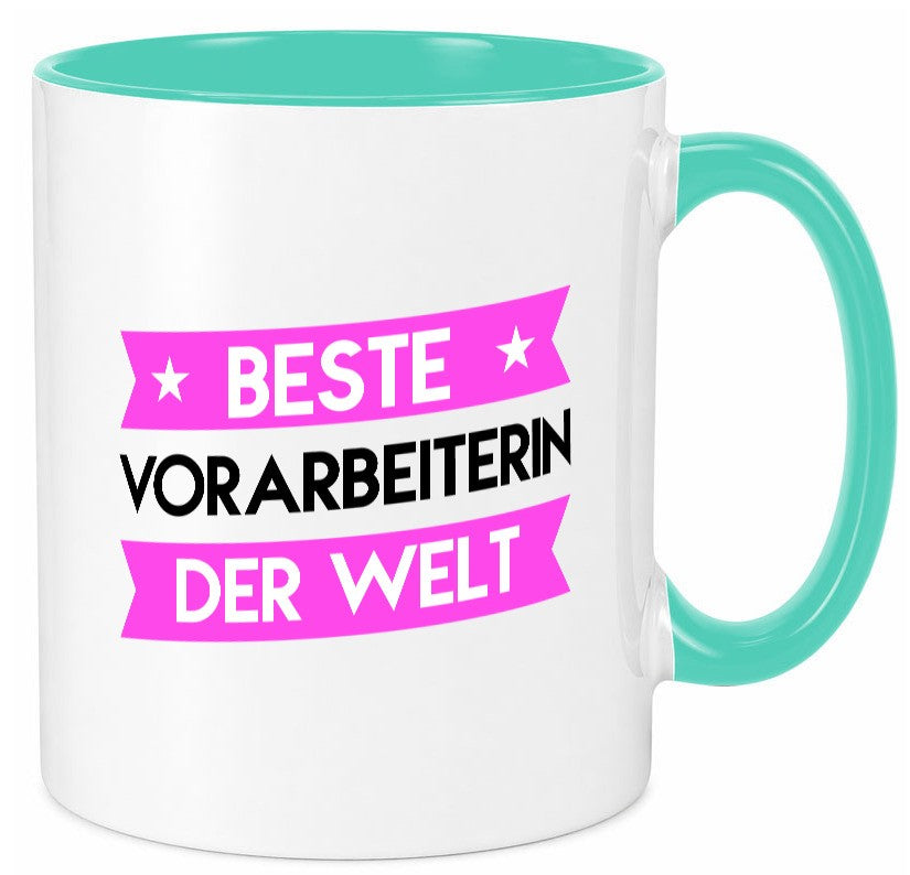 Beste Vorarbeiterin | Kollegin Teamleiter Geschenkidee Arbeit Kollegen Büro Tasse