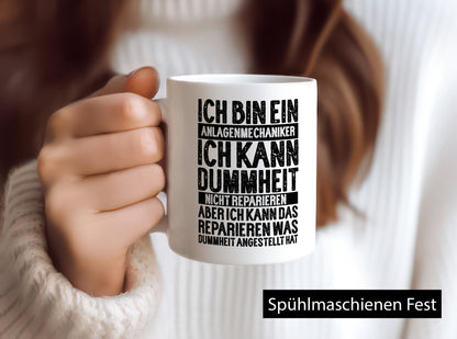 Ich bin Anlagenmechaniker | dummerheit kaputt gemacht hat Humor Geschenkidee