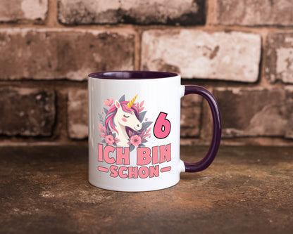 6. Geburtstag | 6 Jahre Einhorn bin schon Mädchen Geschenk Geschenkidee