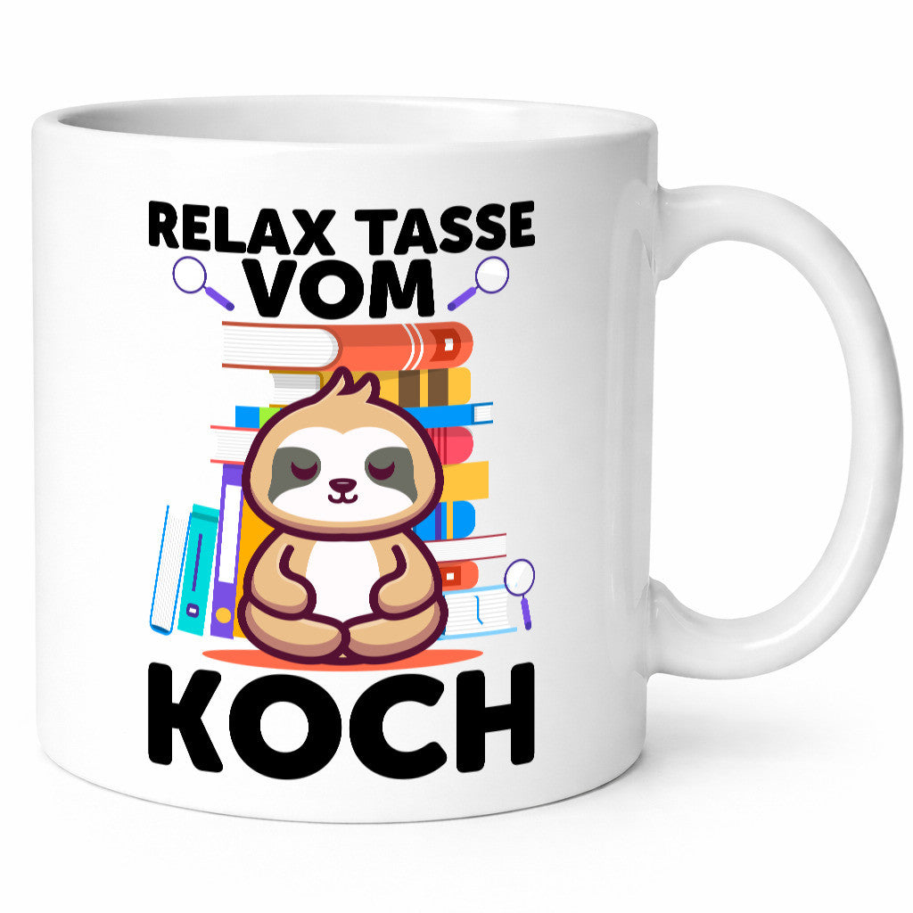 Relax Tasse: Koch | Chefkoch Geschenk Arbeit Kollegen Büro lustiger Spruch Tasse