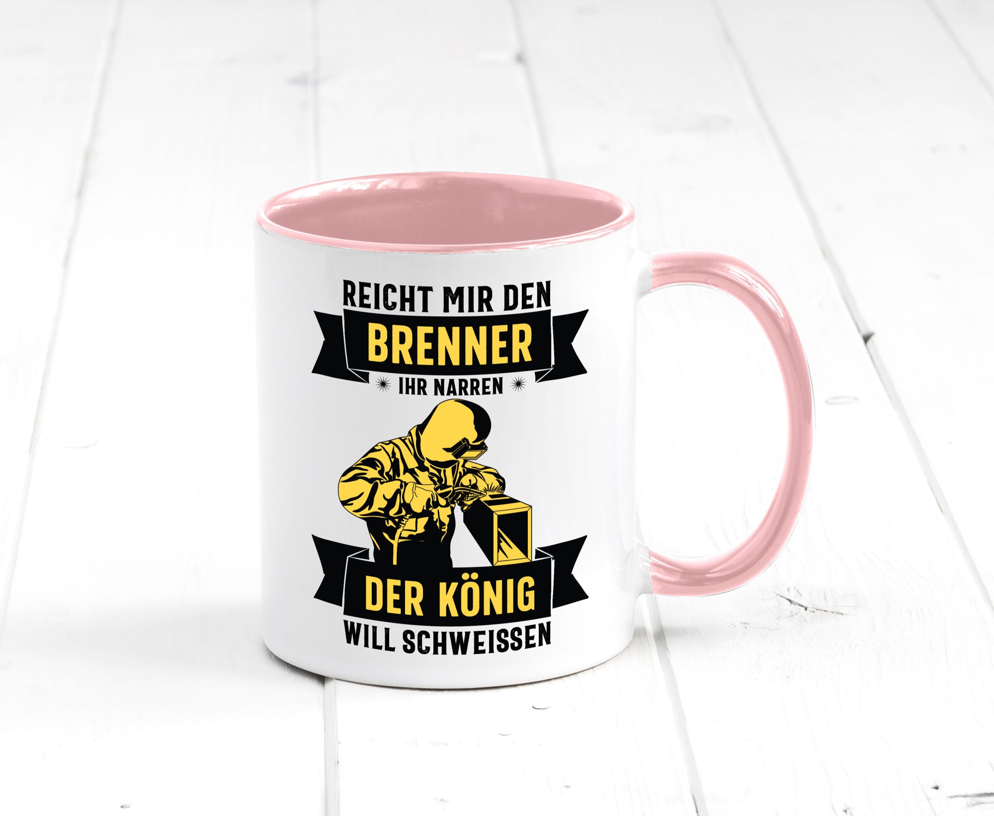 König will schweissen | Schweisser Sterne lustiger Spruch Geschenk Humor