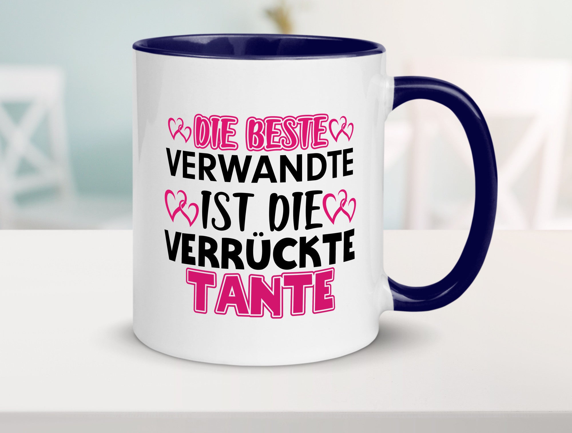 Verrückte Tante | Spruch Patentante Verwandtschaft lustiger Geschenk Humor