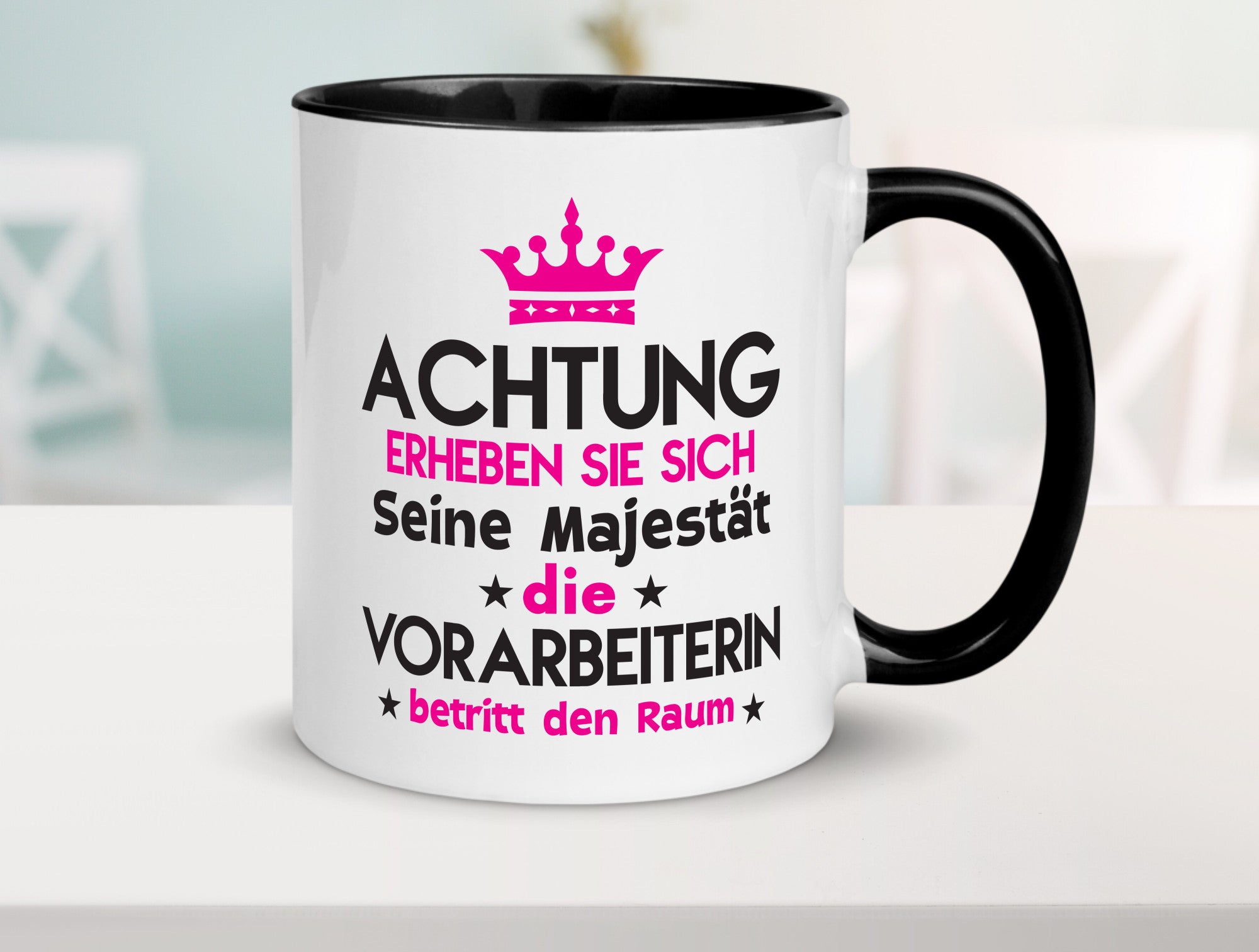 Seine Majestät Vorarbeiterin | Kollegin Teamleiter lustig Arbeit Kollegen Büro
