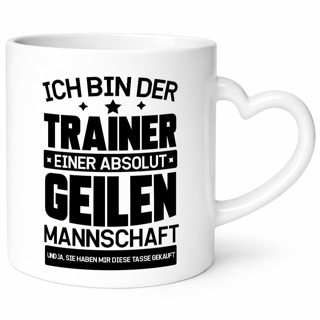 Ich bin Trainer lustiger Spruch Geschenk Humor Geschenkidee Tasse