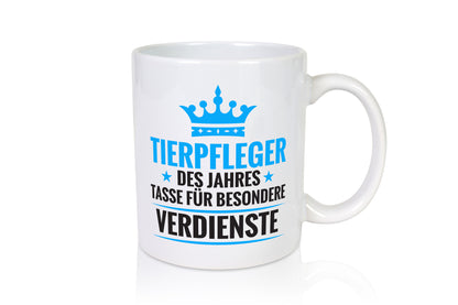 Besonderer Verdienst: Tierpfleger | Pflegeberuf Tierheim Humor Arbeit Kollegen