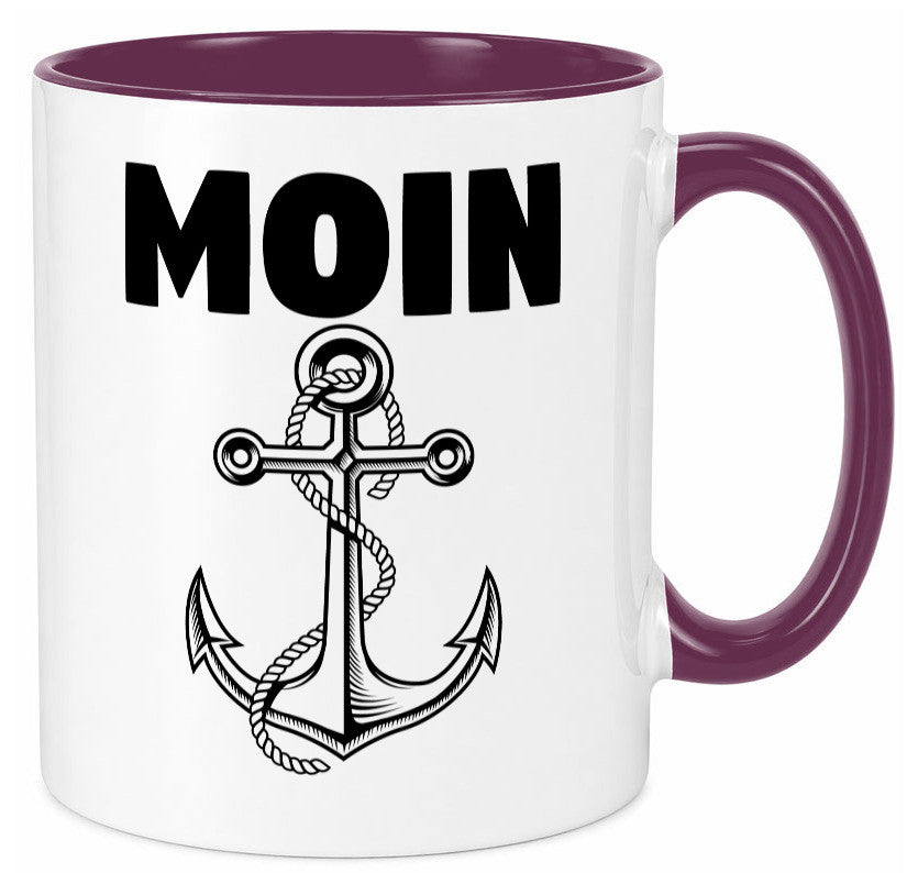 Moin Anker | Norddeutschland Tasse Norddeutscher Humor Geschenkidee