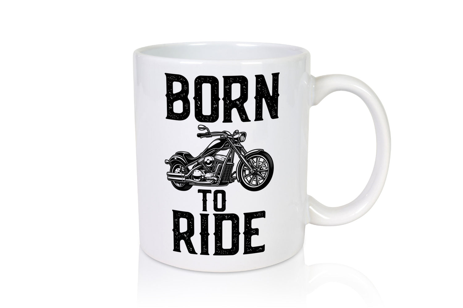 Born to ride | Biker Tasse Motorradfahrer Motorrad lustiger Spruch Geschenk