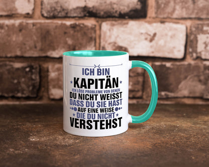 Löse Probleme: Kapitän | Schiffskapitän Schiff v2 Geschenk Humor Geschenkidee
