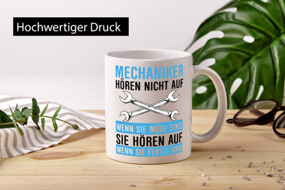 Mechaniker hören nicht auf | Werkstatt Auto Werkzeug Geschenk Humor