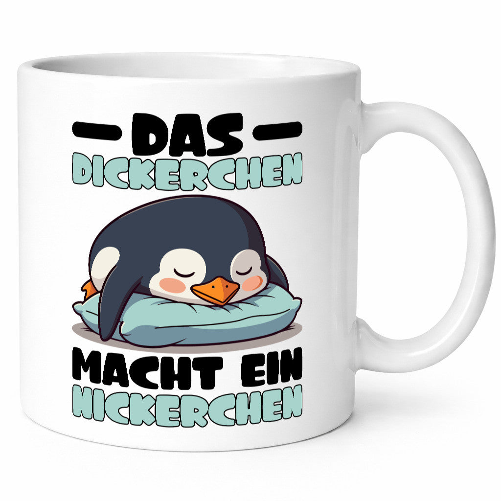 Der Dicke macht ein Nickerchen | Pinguin schläft v2 lustig Humor