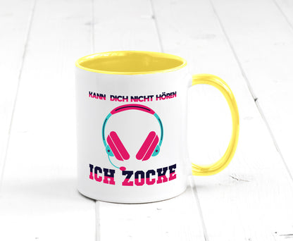 Kann dich nicht hören ich Zocke | Gamer Zocken Zocker Geschenkidee Humor Tasse