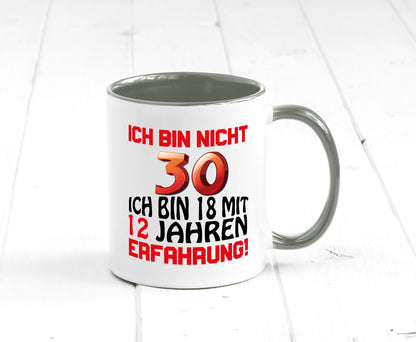 Ich bin nicht 30. lustiger Spruch Geschenk Humor Geschenkidee Tasse