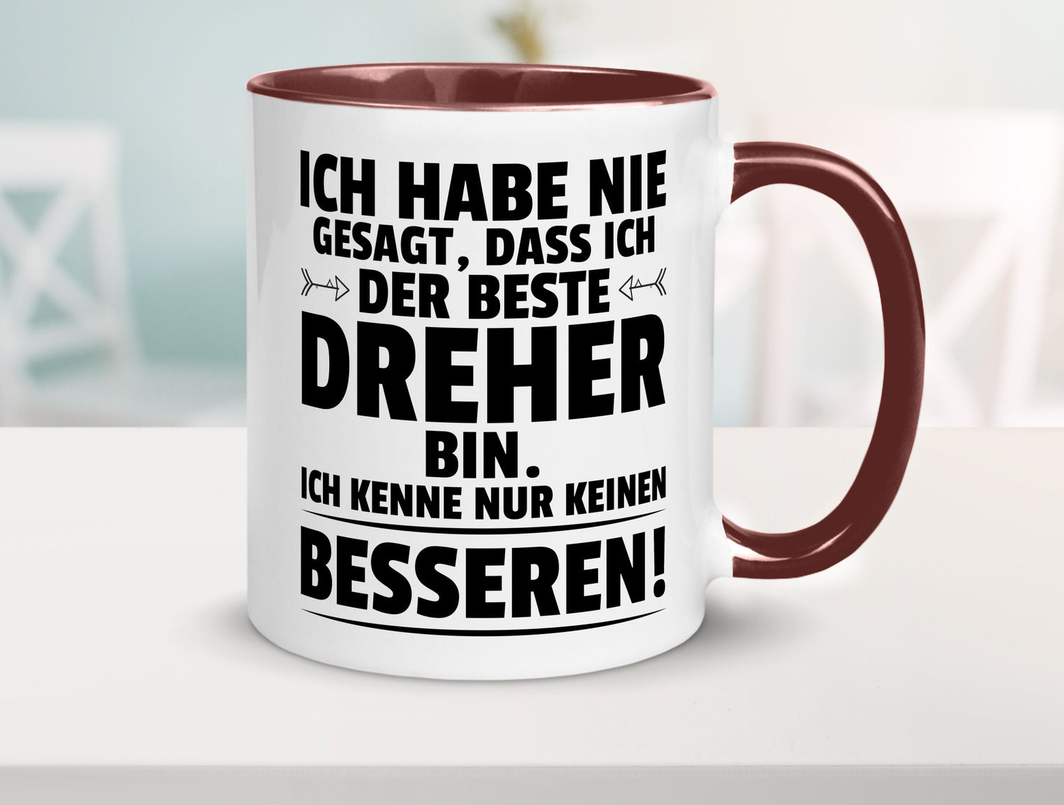 Der Beste Dreher | Fräser lustiger Spruch Geschenk Humor Geschenkidee Tasse
