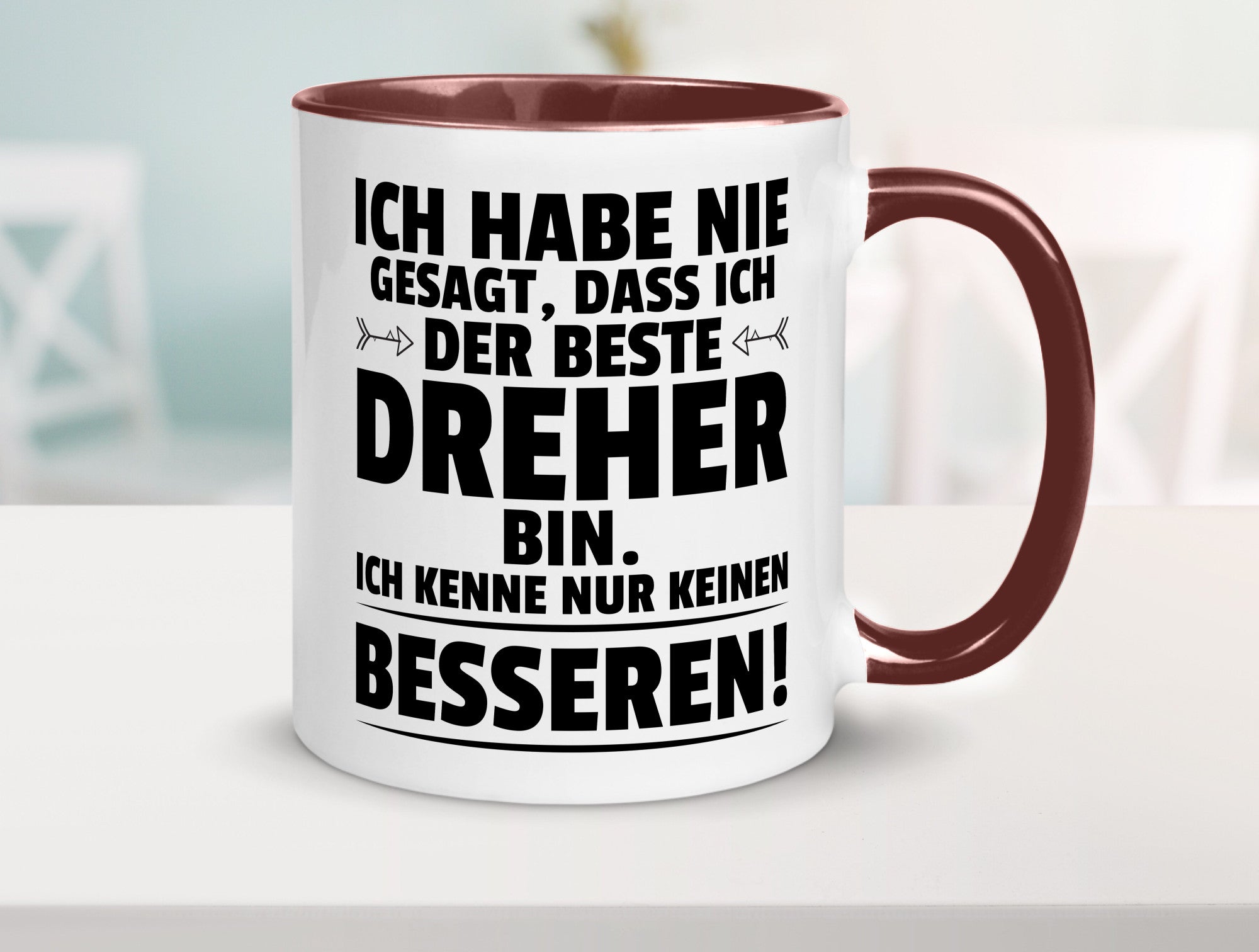 Der Beste Dreher | Fräser lustiger Spruch Geschenk Humor Geschenkidee Tasse