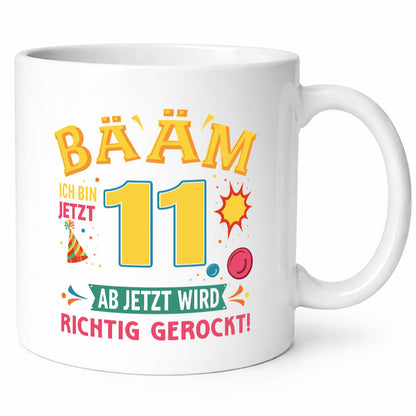 11. Geburtstag | 11 Jahre ab jetzt wird richtig gerockt lustig Geschenkidee