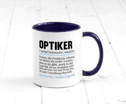 Optiker | Spruch Augenoptiker Beruf Humor v2 lustiger Geschenk Arbeit Kollegen