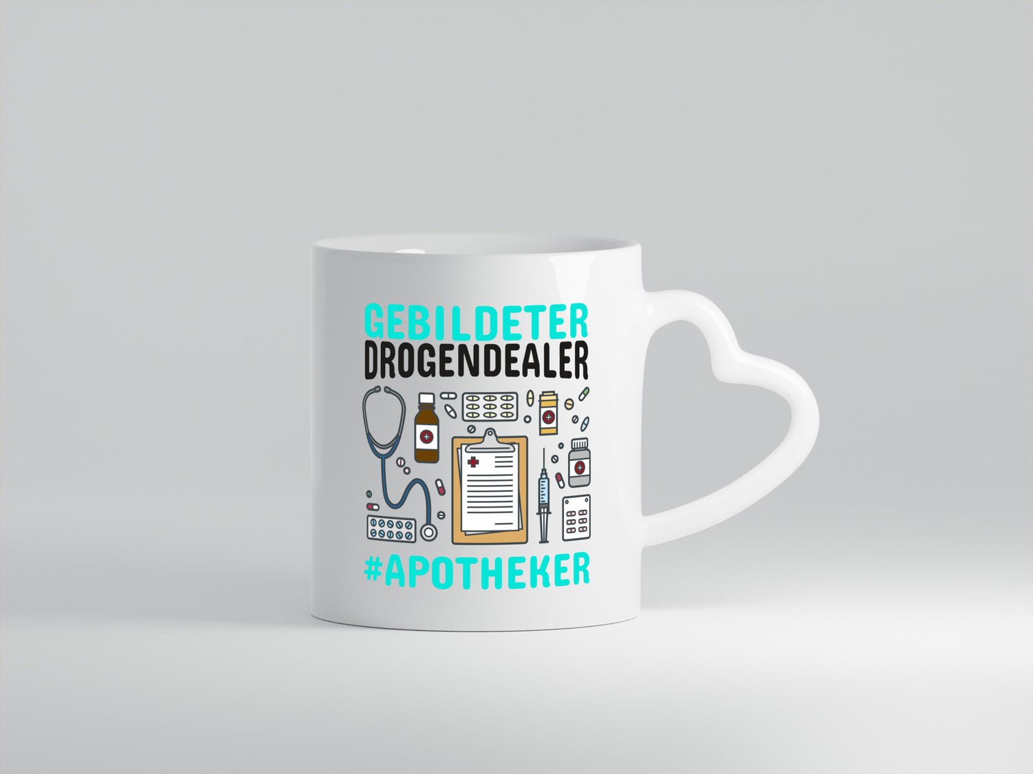 Apotheker Tasse | gebildeter Drogendealer Pharmazie Geschenk Humor Geschenkidee