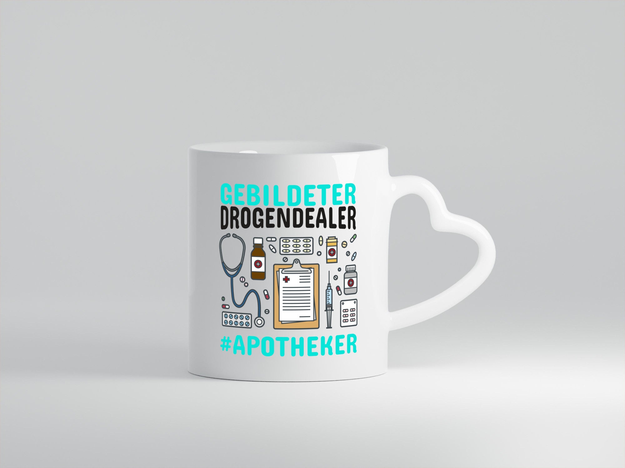 Apotheker Tasse | gebildeter Drogendealer Pharmazie Geschenk Humor Geschenkidee