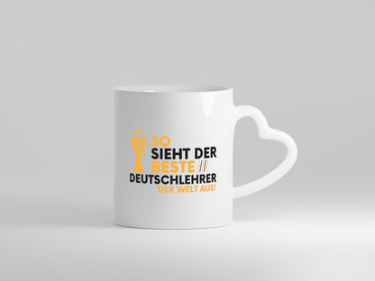 Der Weltbeste Deutschlehrer | Lehrer Schule lustiger Spruch Geschenk Humor Tasse