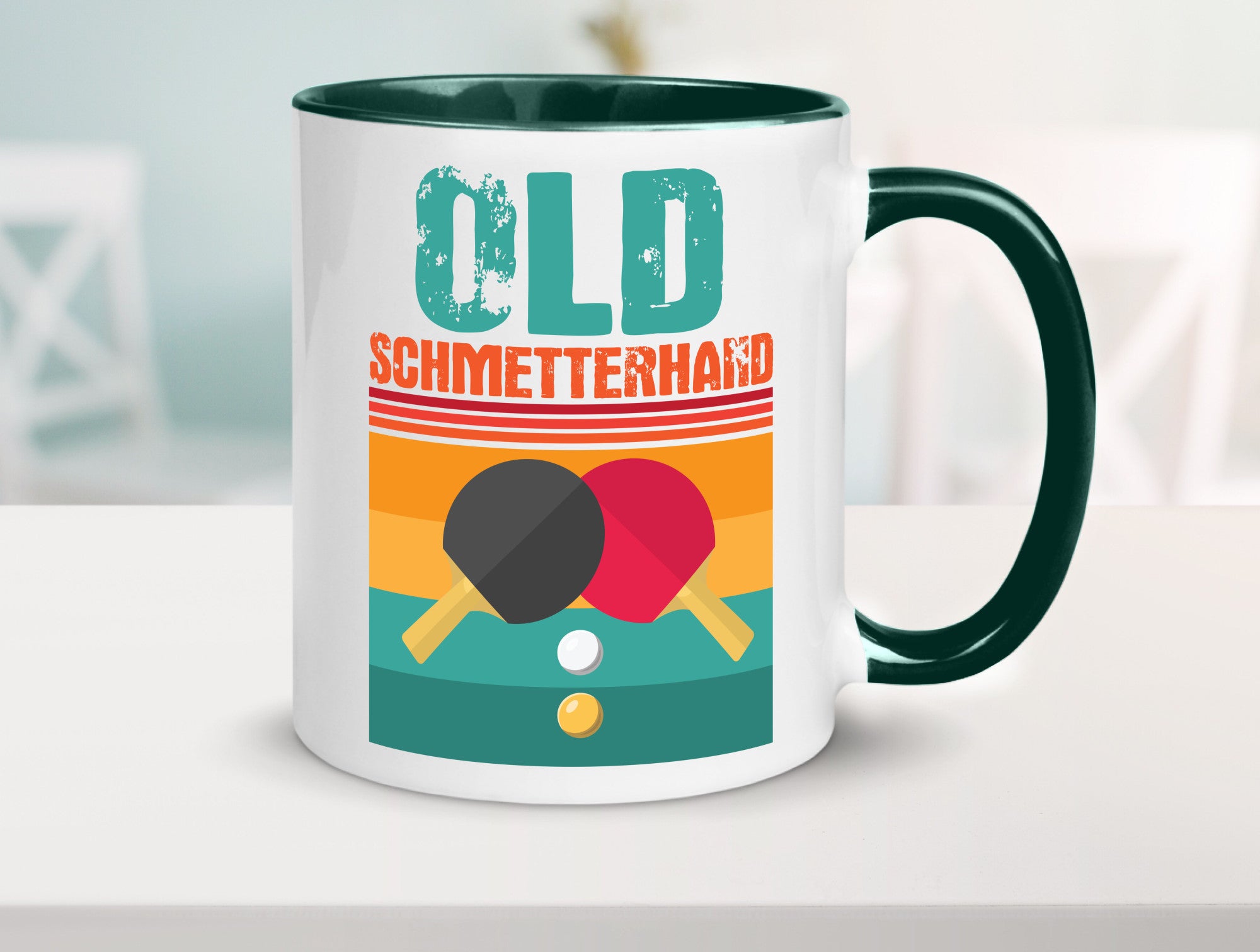 Tischtennis Tasse Humor Geschenkidee