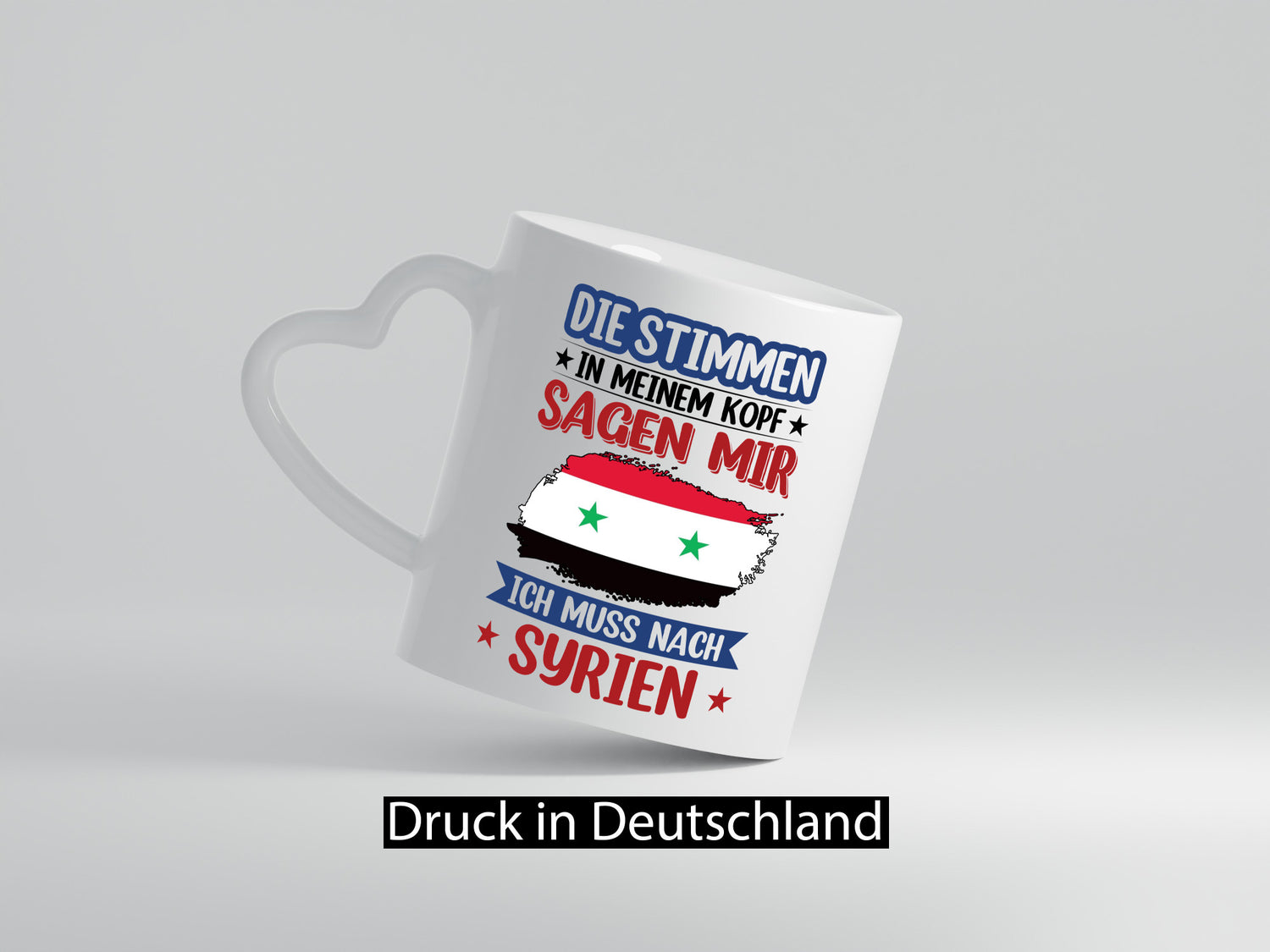 Syrien | Urlaub Stimmen in meinem Kopf Traumland v2 lustiger Spruch Geschenk