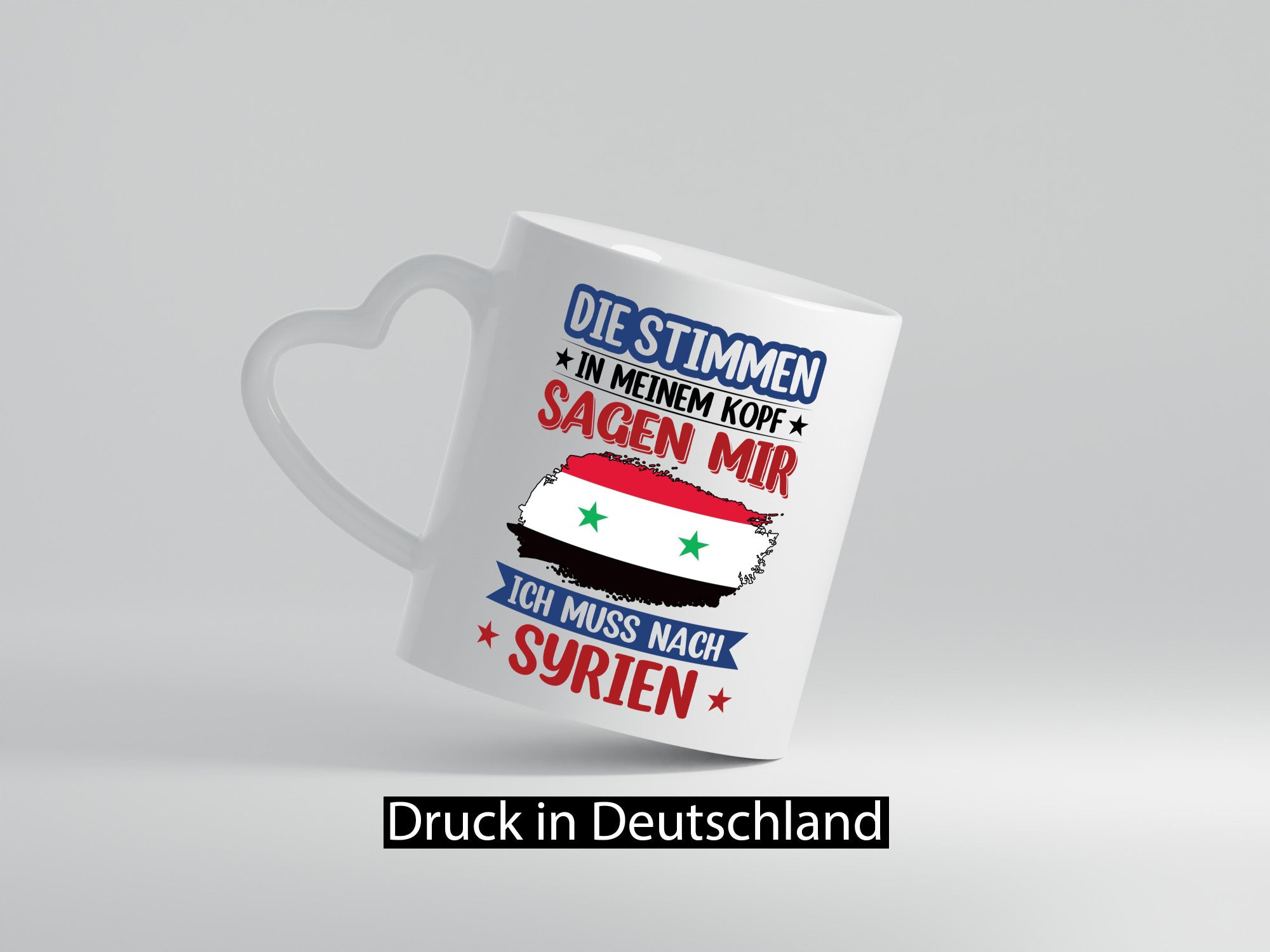 Syrien | Urlaub Stimmen in meinem Kopf Traumland v2 lustiger Spruch Geschenk