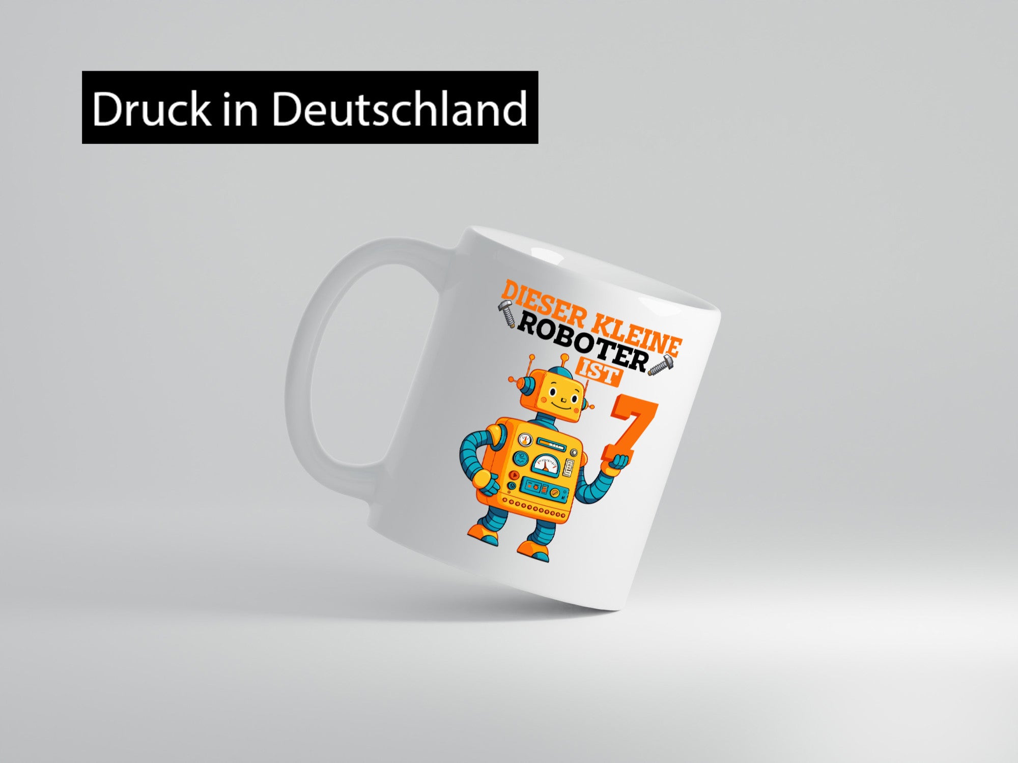 7. Geburtstag | 7 Jahre Roboter Junge Geschenk Geschenkidee lustiger Spruch