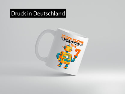 7. Geburtstag | 7 Jahre Roboter Junge Geschenk Geschenkidee lustiger Spruch