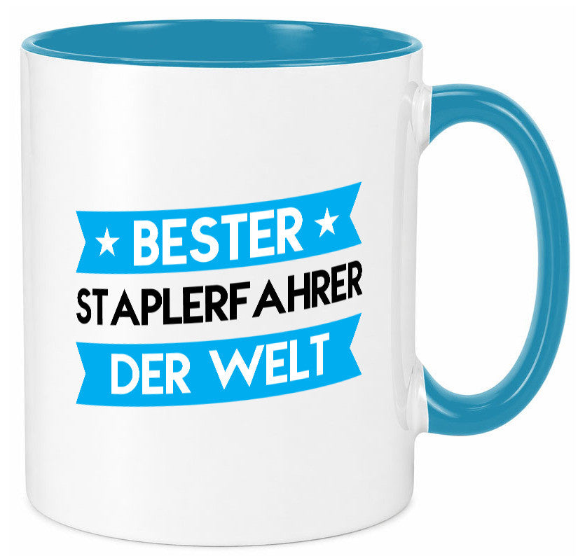 Bester Staplerfahrer | Gabelstapler Fahrer Geschenkidee Humor Tasse