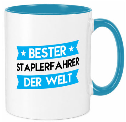 Bester Staplerfahrer | Gabelstapler Fahrer Geschenkidee Humor Tasse