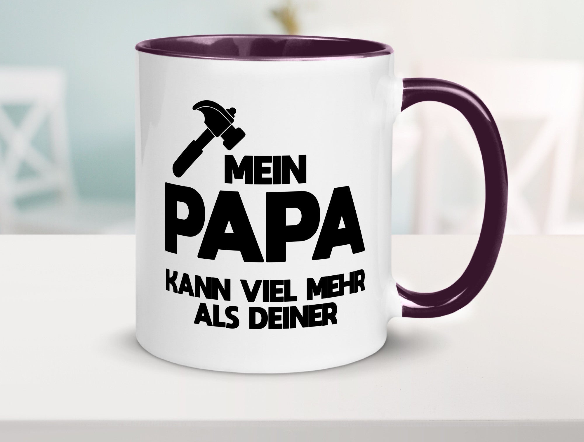 Mein papa kann viel mehr als deiner | Bester lustiger Spruch Geschenk Humor