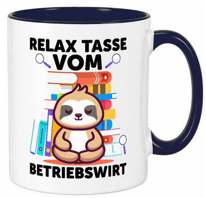 Relax Tasse: Betriebswirt | Betriebswirtschaft lustiger Spruch Geschenk Humor