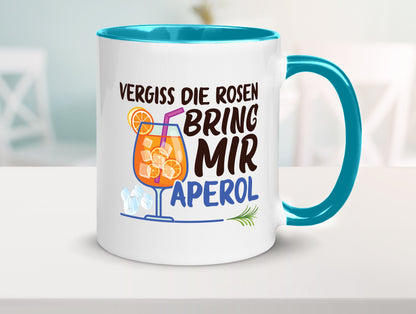 Bring mir Aperol | Rosen Paar Party Geschenkidee Humor Tasse