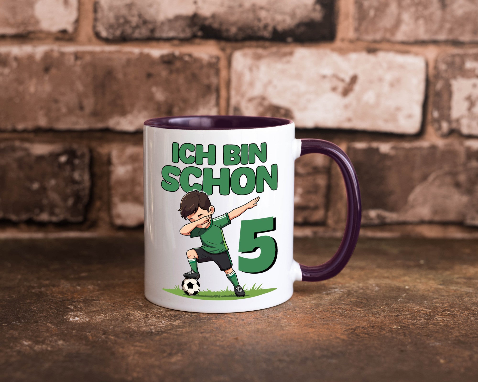 5. Geburtstag | 5 Jahre Fußballer lustiger Spruch Geschenk Geschenkidee Tasse