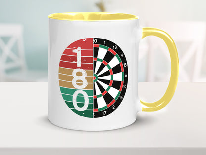 Dartsboard | Retro Dartspieler Kollege Freunde Geschenkidee Arbeit Kollegen