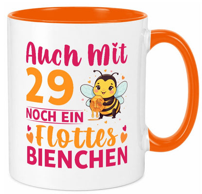 29. Geburtstag | Flottes Bienchen 29 Jahre lustig Geschenkidee Geschenk Tasse